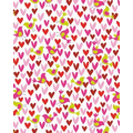 Gift Wrap (24"x100') BIRDS & HEARTS